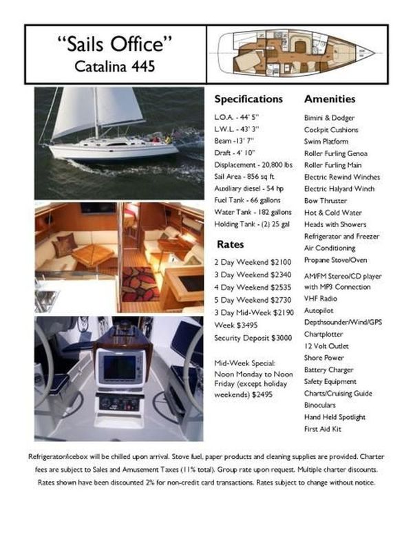 Sails Office charter Sails Office charter