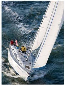 Catalina 445 sailing